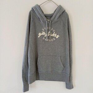 Gilly Women's Hoodie Gray Long Sleeve Hood Pockets